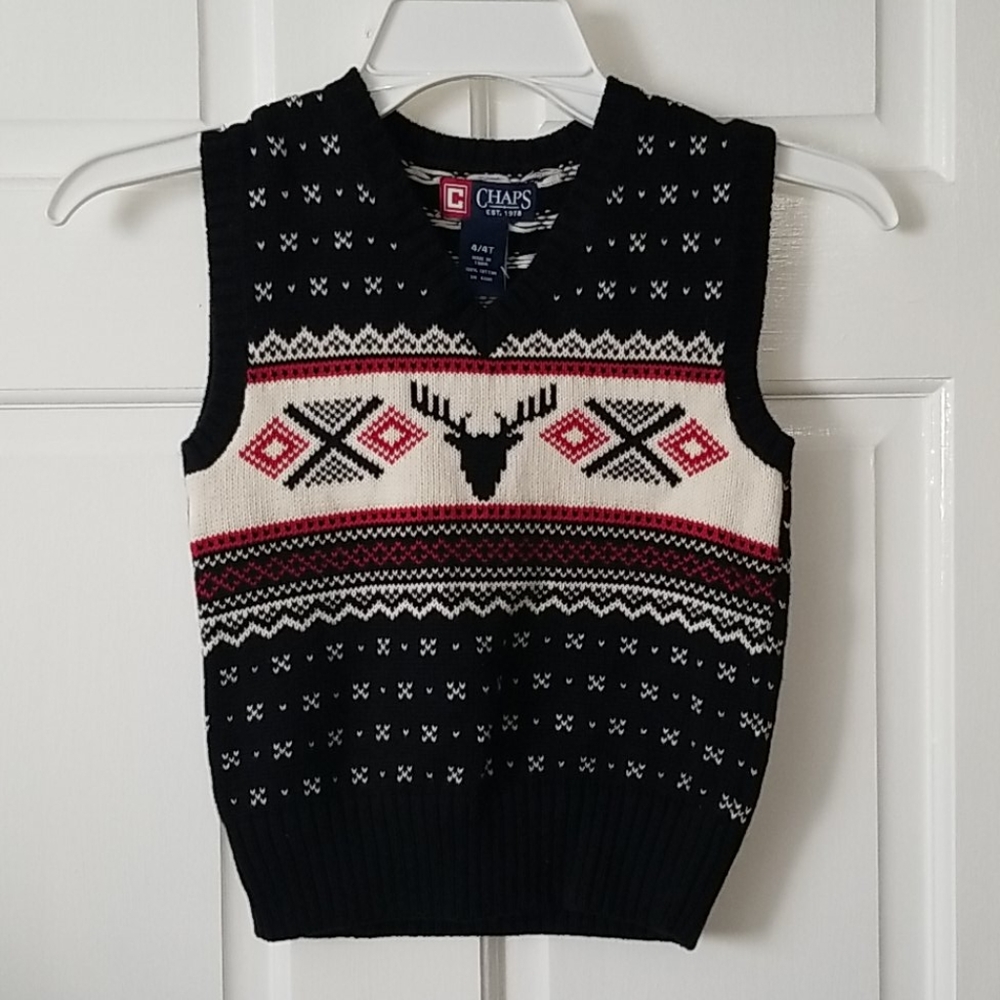 Chaps Sleeveless Sweater